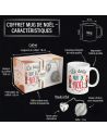 Coffret Mug "La belle nuit de Noël" + Boule à thé cœur