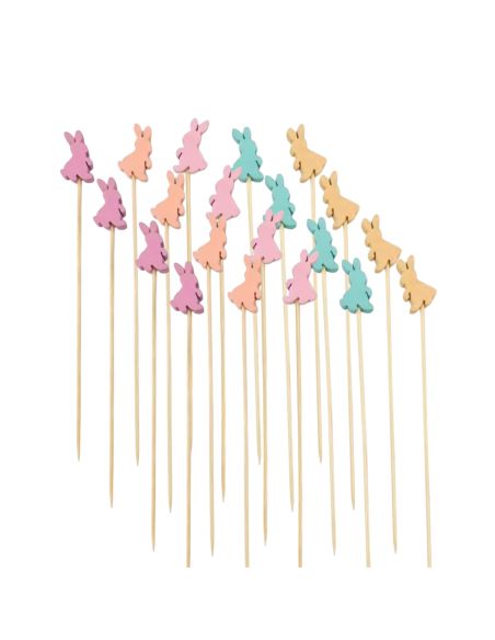 Lot de 20 pics lapin