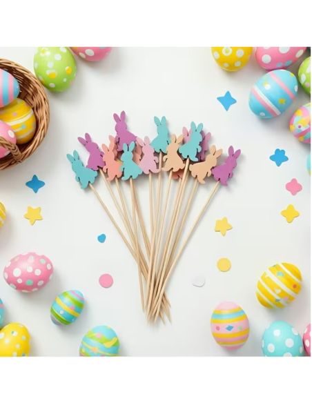 Lot de 20 pics lapin