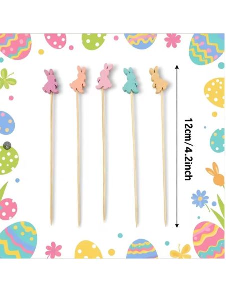 Lot de 20 pics lapin