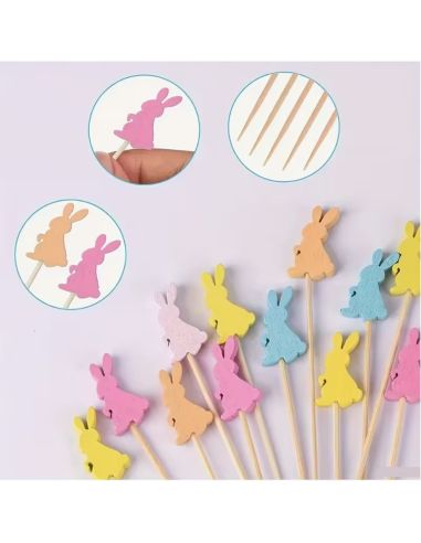 Lot de 20 pics lapin