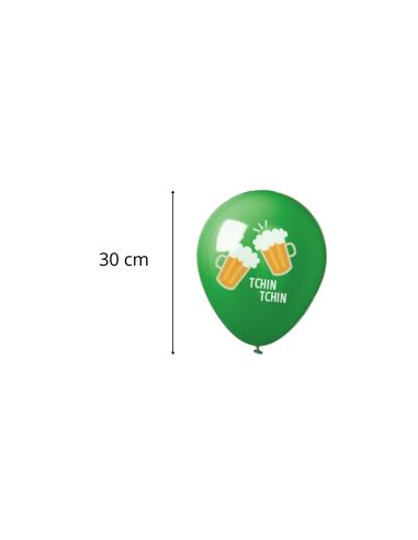 Sachet de 8 Ballons Décoratifs Saint-Patrick - 30 cm