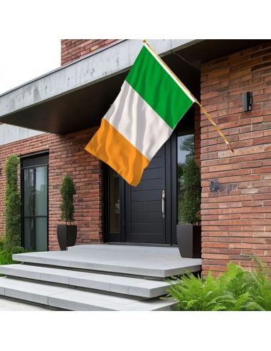 Drapeau Irlandais Saint Patrick - Dimensions : 150 x 90 cm