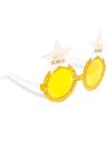 Lunettes Étoiles “Vive la Retraite” – Accessoire festif doré pour départ à la retraite