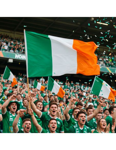 Drapeau Irlandais Saint Patrick - Dimensions : 150 x 90 cm