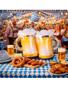 Ballon Aluminium "Bières" – Décoration Festive Originale - Dimensions : 65 x 50 cm 2