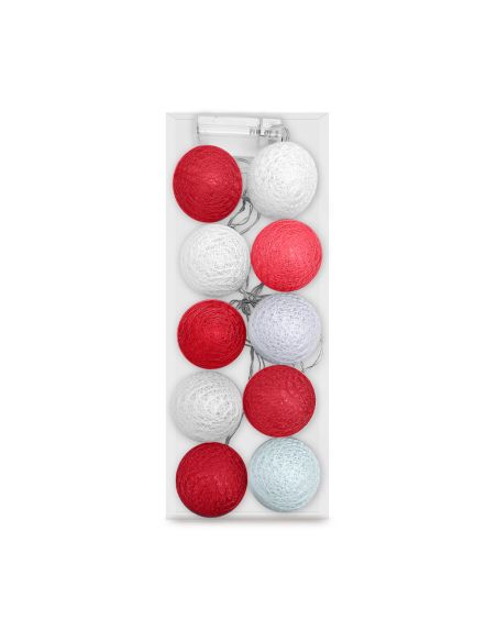 Guirlande Lumineuse 10 Boules - Plusieurs Variations Disponibles