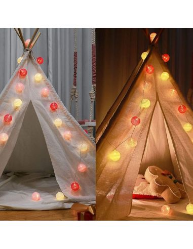 Guirlande Lumineuse 10 Boules - Plusieurs Variations Disponibles