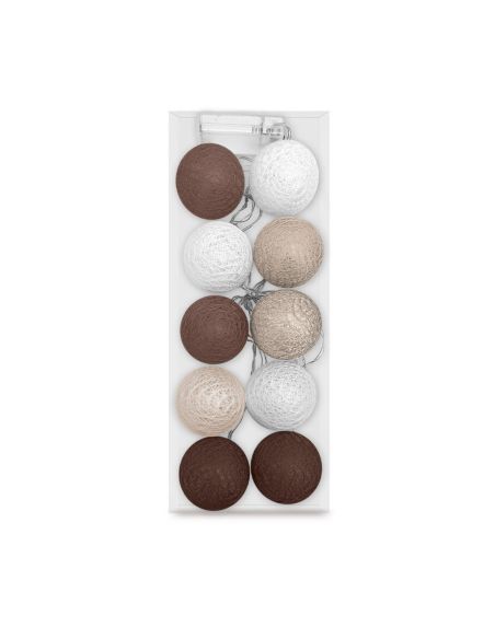 Guirlande Lumineuse 10 Boules - Plusieurs Variations Disponibles