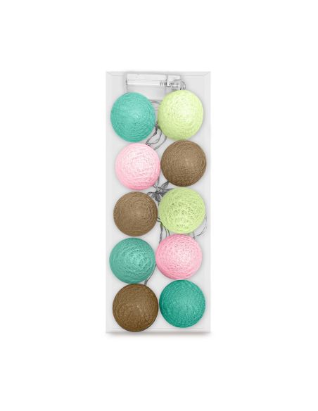 Guirlande Lumineuse 10 Boules - Plusieurs Variations Disponibles