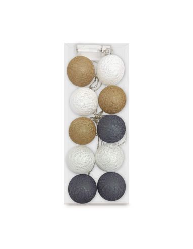 Guirlande Lumineuse 10 Boules - Plusieurs Variations Disponibles