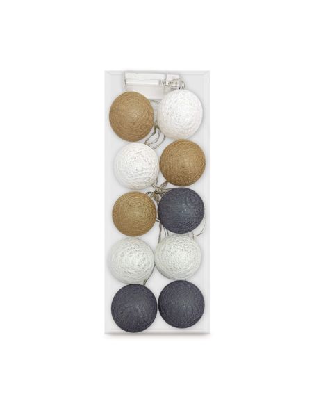 Guirlande Lumineuse 10 Boules - Plusieurs Variations Disponibles