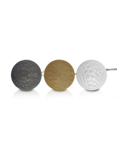 Guirlande Lumineuse 10 Boules - Plusieurs Variations Disponibles