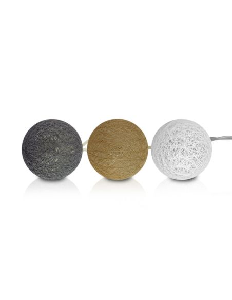 Guirlande Lumineuse 10 Boules - Plusieurs Variations Disponibles