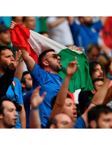 Drapeau Officiel Italie 150 x 90 cm - Pavillon Supporters Squadra Azzurra avec Œillets de Fixation