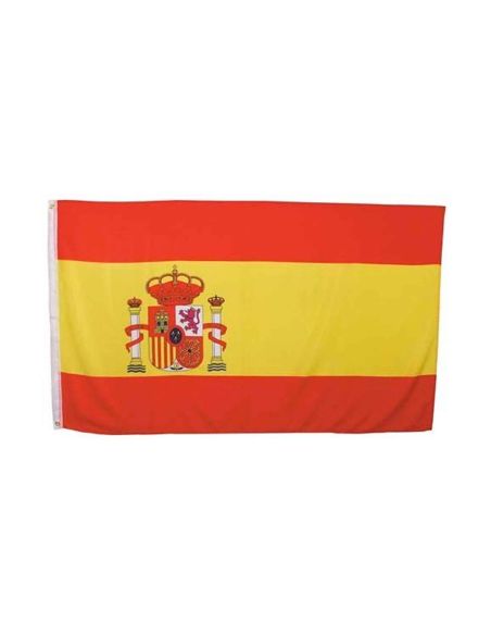 Drapeau Officiel Espagne 150 x 90 cm - Pavillon Supporters La Roja avec Œillets de Fixation