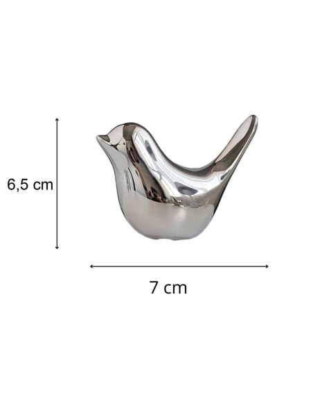 Plateau Vide-Poche en Bambou Gravé "Maman d'Amour" avec Figurine Oiseau Design