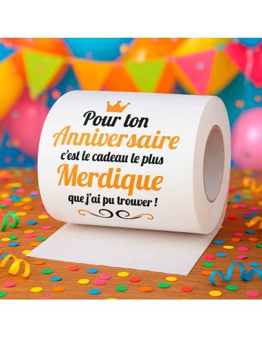 Rouleaux de Papier WC Humoriste - 10 Modèles Différents