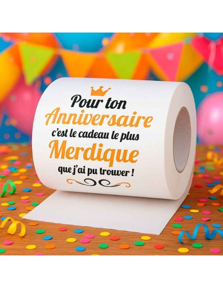Rouleaux de Papier WC Humoriste - 10 Modèles Différents