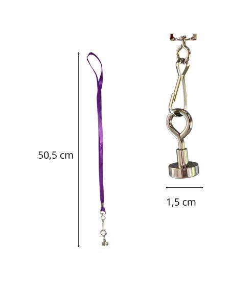 Ramasse Boule de Pétanque Aimanté - 11 Couleurs de Ruban Disponibles