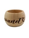 Rond de Serviette en Bois Gravé "Papounet" - Accessoire de Table Artisanal pour Papa