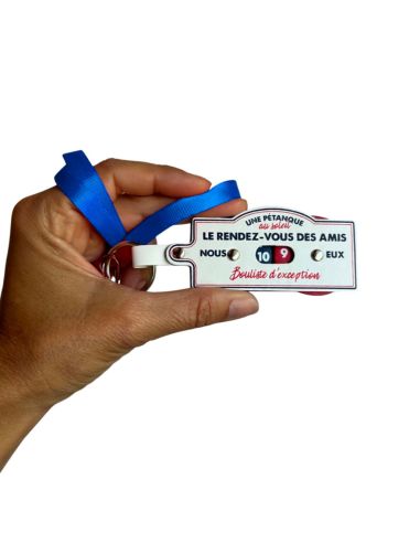 Porte Clés et Tour de Cou - Compteur de Points Pétanque