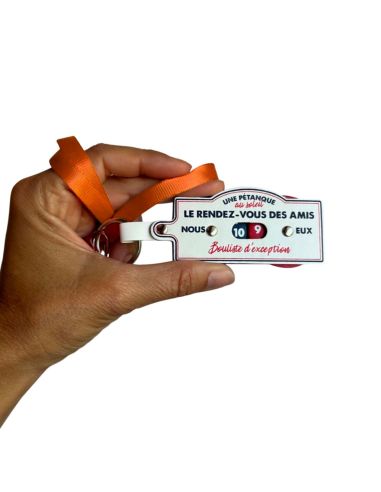 Porte Clés et Tour de Cou - Compteur de Points Pétanque
