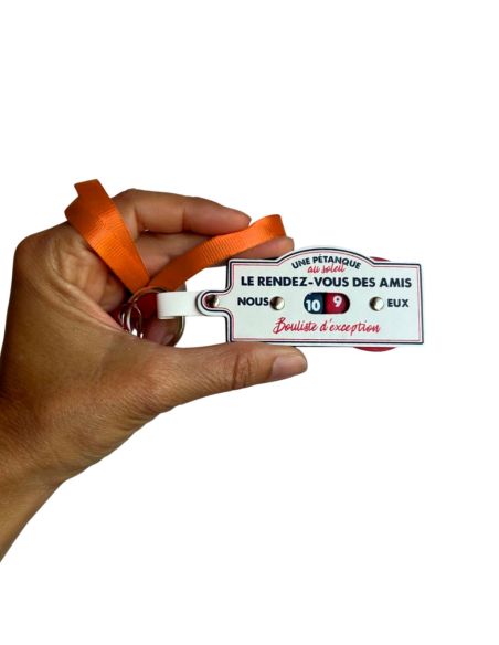 Porte Clés et Tour de Cou - Compteur de Points Pétanque