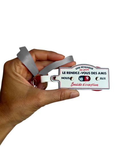 Porte Clés et Tour de Cou - Compteur de Points Pétanque