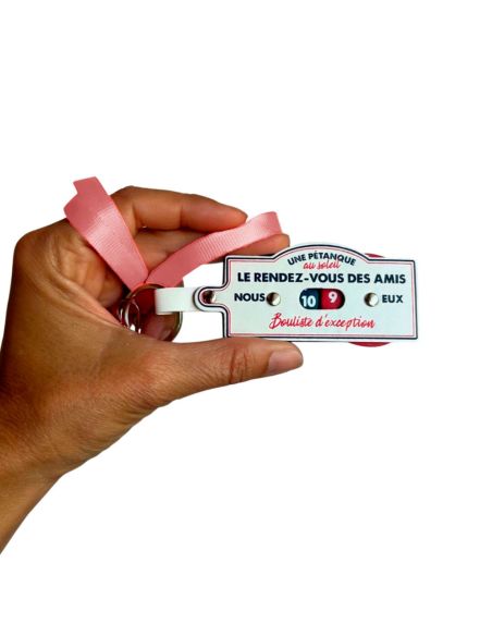 Porte Clés et Tour de Cou - Compteur de Points Pétanque
