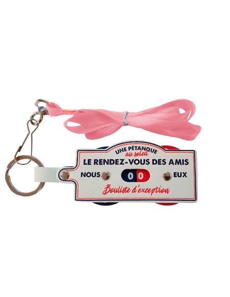 Porte Clés et Tour de Cou - Compteur de Points Pétanque