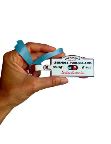 Porte Clés et Tour de Cou - Compteur de Points Pétanque