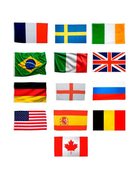 Drapeau National Haute Résistance 150x90cm avec Œillets – Qualité Premium pour Décoration Intérieure & Extérieure