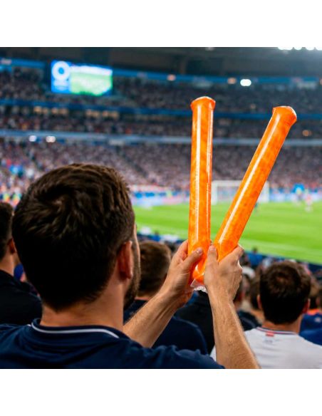 Clap Clap Gonflable Baguette de Pain – Paire de Tap Tap Supporter de 55cm Réutilisables pour Événements Sportifs et Festifs Fran