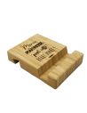 Cadeau Maître et Maîtresse Fin d'Année – Support Téléphone en Bambou Gravé "Merci pour cette belle année"