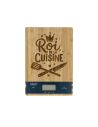 Balance de Cuisine en Bambou Gravée "Roi de la Cuisine" - Électronique 5kg