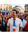 Cravate Bleu, Blanc, Rouge - Taille Unique
