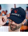 Casquette Bleu Marine Brodée "FRANCE" - Taille Réglable
