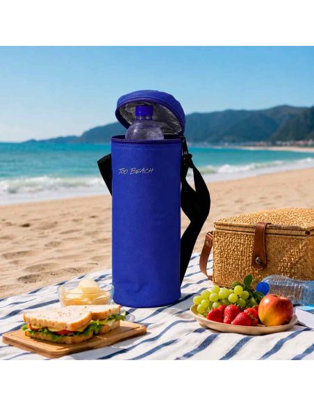 Porte-bouteille isotherme 1,5 Litres sacoche fraîcheur avec sangle réglable