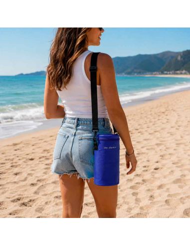 Porte-bouteille isotherme 1,5 Litres sacoche fraîcheur avec sangle réglable