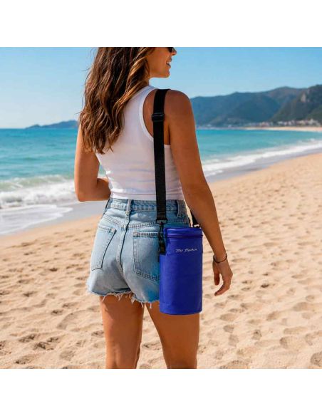 Porte-bouteille isotherme 1,5 Litres sacoche fraîcheur avec sangle réglable