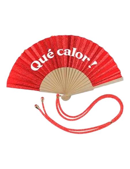 Éventail à Message Humour et Paillettes Avec Cordon Détachable
