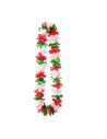Collier Hawaïen Supporter Italie - Couronne de Fleurs Vert Blanc Rougr
