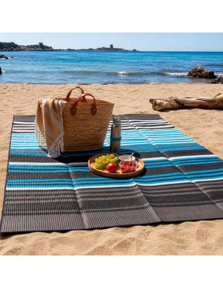 Natte de Plage Pliante 2 Places - 3 Modèles Disponibles - Dimension : 198 x 153 cm