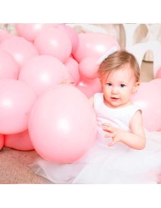 Sachet de 20 Ballons Rose - Dimensions : 30 x 30 cm 2