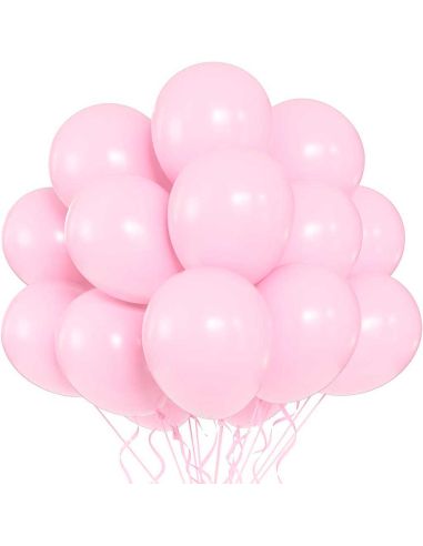 Sachet de 20 Ballons Rose - Dimensions : 30 x 30 cm