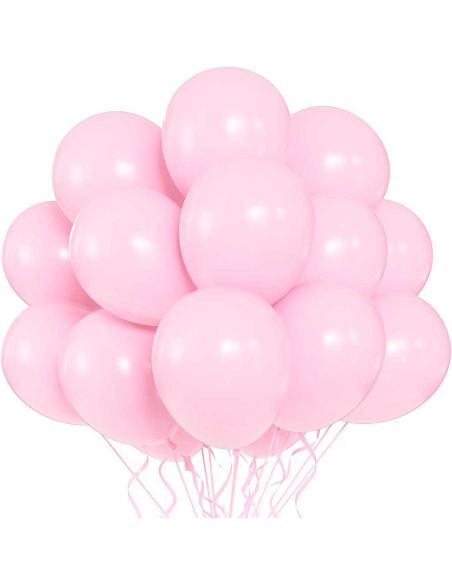 Sachet de 20 Ballons Rose - Dimensions : 30 x 30 cm