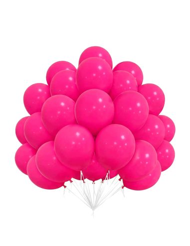 Sachet de 20 Ballons de décoration universels Rose - 30 cm