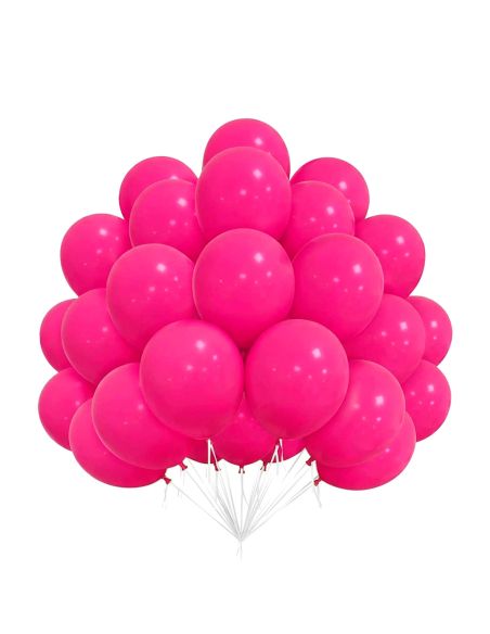 Sachet de 20 Ballons de décoration universels Rose - 30 cm