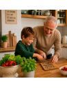 Planche à découper en bambou gravée Cuisine de Papy